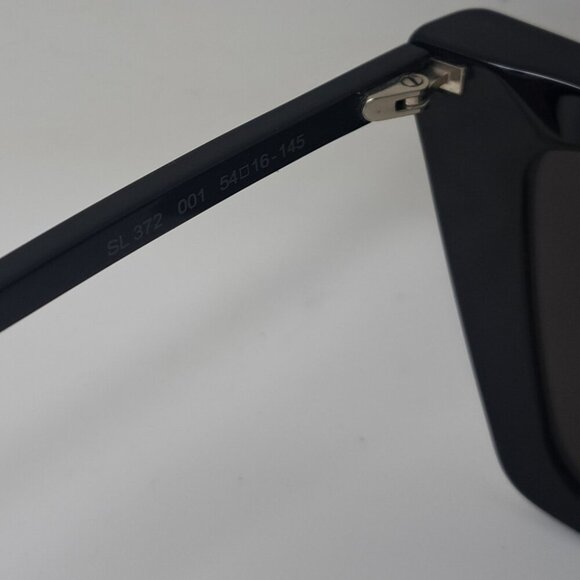 Saint Laurent Women's Sunglasses Black Cateye SL 372 001 54mm 54-16-145 - Picture 3 of 15